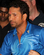 Sachin Tendulkar at Mumbai Indians Lounge Launch