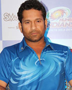 Sachin Tendulkar at Mumbai Indians Lounge Launch