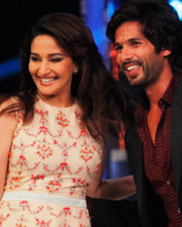 Shahid Kapoor and Madhuri Dixit