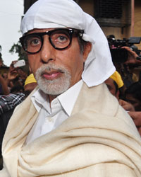Amitabh Bachchan at Pran`s Prayer Meet