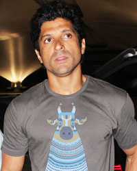 Farhan Akhtar at Priyanka and Farhan at Airport