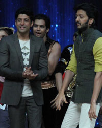 Geeta Kapoor, Farhan Akhtar and Ritesh Deshmukh