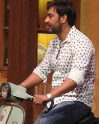 Ajay Devgn at Promotion of Film Satyagraha on the sets of TV show Comedy Nights with Kapil
