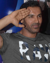 John Abraham at Promotion of Film Welcome Back