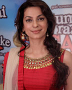 Juhi Chawla at Promotion of Hum Hai Raahi Car Ke