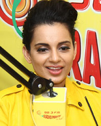 Kangana Ranaut at Queen Promotion at Radio Mirchi