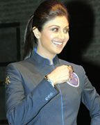 Shilpa Shetty at Rajasthan Royals Provogue Fanwear Launch