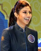 Shilpa Shetty at Rajasthan Royals Provogue Fanwear Launch