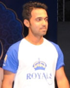 Ajinkya Rahane at Rajasthan Royals Provogue Fanwear Launch