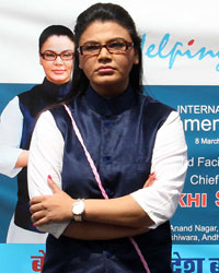 Rakhi Sawant at Rakhi Distributes Dustbins to Needy People