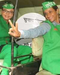 Rakhi Sawant at Rakhi Sawant LS Election Campaign