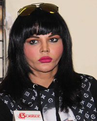 Rakhi Sawant at Rakhi Sawant Press Meet at CINTAA Office