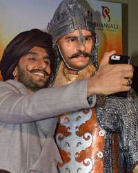 Ranveer Singh at Ranveer Singh Launches Blazing Bajirao