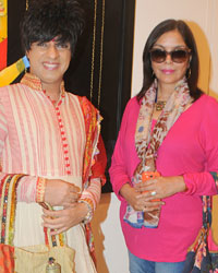 Rohitt Verma with Zeenat Aman Rohitt Verma with Zeenat Aman