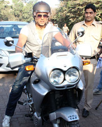 Akshay Kumar at Ride For Safety Rally