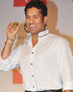 Sachin Tendulkar at Sachin Launches Gold Coin