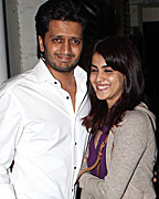 Ritesh Deshmukh and Genelia D'Souza Ritesh Deshmukh and Genelia D'Souza