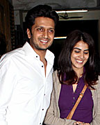 Ritesh Deshmukh and Genelia D'Souza Ritesh Deshmukh and Genelia D'Souza