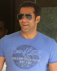 Salman Khan at Salman Celebrates Rakhi