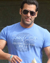 Salman Khan at Salman Celebrates Rakhi