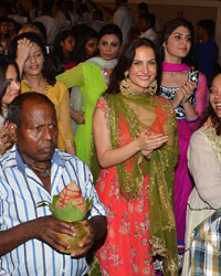 Elli Avram at Salman Khan Celebrates Ganesh Festival