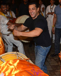 Salman Khan at Salman Khan Celebrates Ganesh Festival