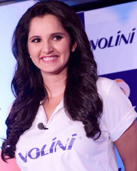 Sania Mirza at Sania and Sunil Endorse Volini