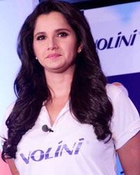 Sania Mirza at Sania and Sunil Endorse Volini