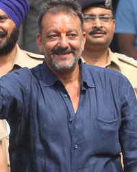 Sanjay Dutt at Sanjay Dutt Released from Yerawada Jail