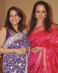 Sharavari Luth and Hema Malini