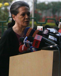 Sonia Gandhi at Scenario After Elections 2013