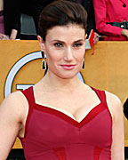 Actress Idina Menzel arrives at the 19th annual Screen Actors Guild Awards in Los Angeles, California