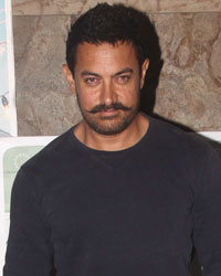 Aamir Khan at Screening of Movie Kapoor and Sons