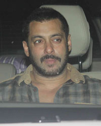 Salman Khan at Screening of Prem Ratan Dhan Payo