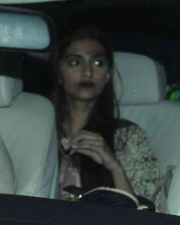 Sonam Kapoor at Screening of Prem Ratan Dhan Payo