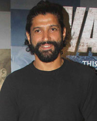 Farhan Akhtar at Screening of Wazirs Tere Bin Song