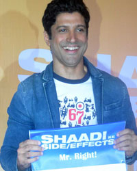 Farhan Akhtar at Shaadi Ke Side Effects Trailer Launch