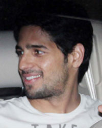 Sidharth Malhotra at Shaandaar Special Screening at Yash Raj Studios