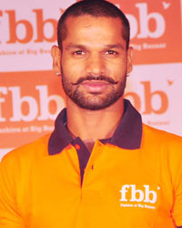 Shikhar Dhawan at Shikhar Dhawan Endorses Big Bazaar