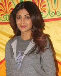 Shilpa Shetty at Shilpa Shetty at Baba Ramdev Yoga Session