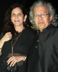 Amy Fernandes and Anil Dharker