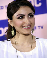 Soha Ali Khan at Soha Unveils Smallest 3D TV