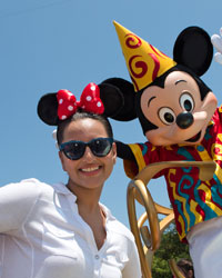 Sonakshi Sinha at Sonakshi and Yami at Disney World