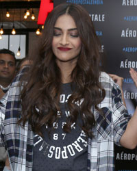 Sonam Kapoor at Sonam Kapoor at Launch of Aeropostale Store