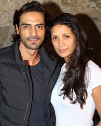 Arjun Rampal and Mehr Jessia Arjun Rampal and Mehr Jessia