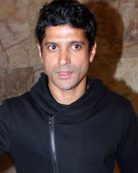 Farhan Akhtar at Special Screening of Film D Day