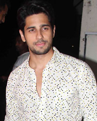 Sidharth Malhotra at Special Screening of Film Kapoor and Sons