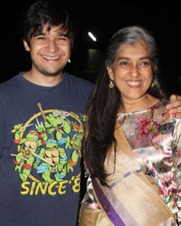 Vivaan Shah and Ratna Pathak Vivaan Shah and Ratna Pathak