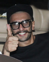 Ranveer Singh at Special Screening of Kis Kisko Pyaar Karoon