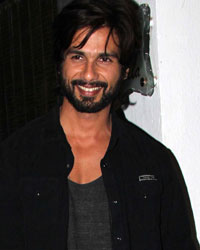 Shahid Kapoor at Special Screening of R Rajkumar